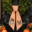 Personalized Halloween Wreath Sash, Custom Ghost & Initial Door Wreath Decoration