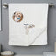 Personalized Pet Embroidered Coral Fleece Towel, Custom Dog Photo Bath Towel & Hand Towel, Soft Plush Pet Lover Gift