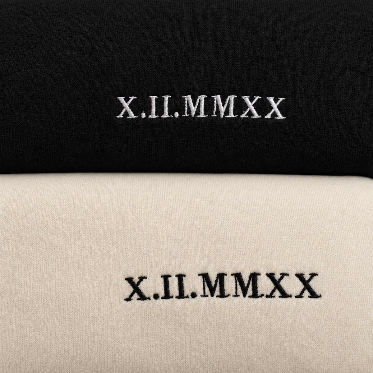 Custom Roman Numeral Date Couple's Hooide💕Sweatshirt