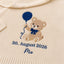 Personalized Baby Name Blanket – Floral Embroidered Newborn Keepsake Gift
