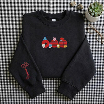 Embroidered Ari.rang Sweatshirt & Hoodie – World Tour Graphic Crewneck Pullover, Cute Music Fan Gift, Unisex Concert Apparel
