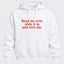 Bend Me Over Funny Embroidered Sweatshirt/Hoodie/T-shirt – Adult Humor Quote Crewneck