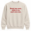 Bend Me Over Funny Embroidered Sweatshirt/Hoodie/T-shirt – Adult Humor Quote Crewneck