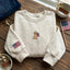Custom Dog Embroidered Hoodie & Sweatshirt, Personalized Dog Breed and Country Flag Pullover, Patriotic USA Pride Crewneck, Gift for Dog Lovers
