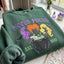 Hocus Pocus Witches Embroidered Sweatshirt – Halloween Witch Cauldron & Spooky Season Crewneck