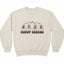 Cucuy Season Embroidered Sweatshirt, Halloween Unisex Cotton Sweater