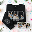 Custom Photo Portrait Embroidery Sweatshirt/Hoodie, Gift For Dad/Mom/Family