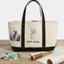 Personalized Mom Tote Bag with Embroidered Portrait fom Photo, Unique Mother's Day Gifts