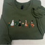 Spooky goose Halloween embroidered spooky season sweatshirt