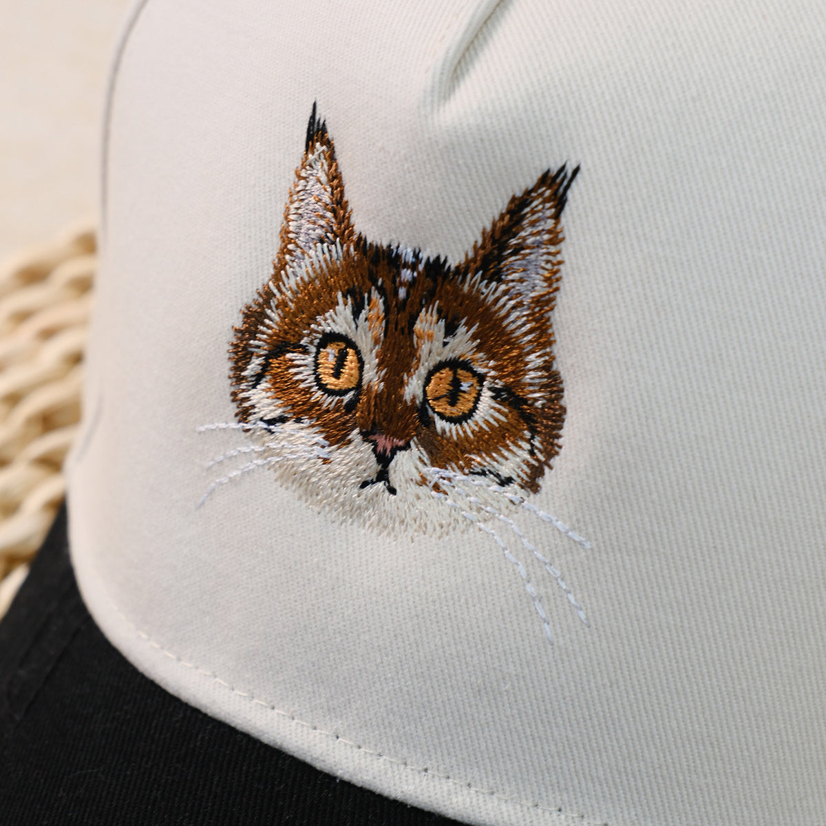 Custom Dog Portrait Embroidered Cap, Personalized Cat Photo Hat, Turn Your Pet Picture Into a Hat