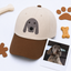 Custom Pet Photo Embroidered Hat with Name, Personalized Dog & Cat Portrait Cap, Pet Lover Gift, Pet Mom Gift, Pet Dad Gift