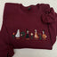 Spooky goose Halloween embroidered spooky season sweatshirt