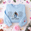 Custom Gift for Dad with Embroidered Papa Wears His Heart on Him Sleeve, Photo Portrait Sweatshirt or Hoodie