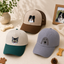 Custom Pet Photo Embroidered Hat with Name, Personalized Dog & Cat Portrait Cap, Pet Lover Gift, Pet Mom Gift, Pet Dad Gift