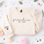 Custom Mama Embroidered Sweatshirt - Personalized Gift for Wife, Mom, New Mom - Mother’s Day & Birthday
