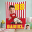 Personalized AI Cartoon Beach Towel | Custom Photo, Name & Sports Theme Gift