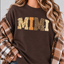 Personalized Halloween Mama Sweatshirt, Custom Name Mom Shirt, Vintage Fall Halloween Sweatshirt, Patchwork Gingham Mama Shirt, Grandma Nana Mimi Auntie Lolly Shirt, Halloween Gift