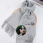 Custom Pet Portrait Embroidered Scarf, Personalized Dog & Cat Scarf, Unique Christmas Gift for Pet Lovers