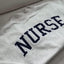 Embroidered NURSE Varsity Font Mock-Neck Sweatshirt | Nurse Mockneck Embroidery - Sweatshirt - Hoodie