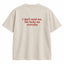 I Don’t Need Sex Life Fucks Me Everyday Embroidered Sweatshirt & Hoodie – Funny Sarcastic Adult Humor Top