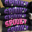 Spooky Season Glitter Viny Embroidered Sweatshirt/Tshirt/Hoodie – Cute Halloween Ghost Crewneck