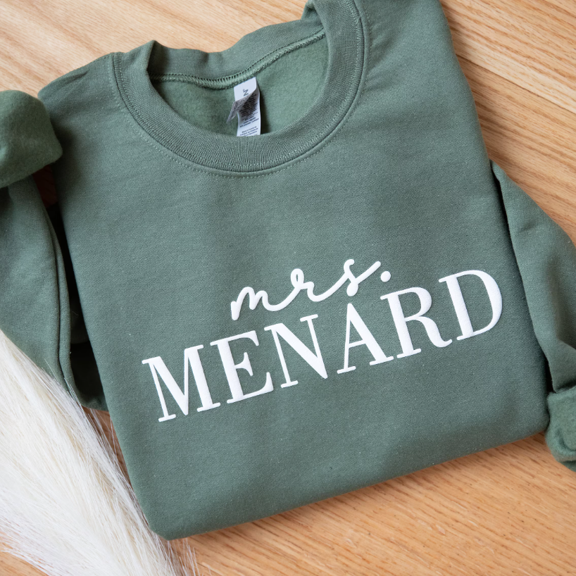 Personalized Back To School Sweatshirt/Hoodie/T-Shirt – Custom Name School Crewneck