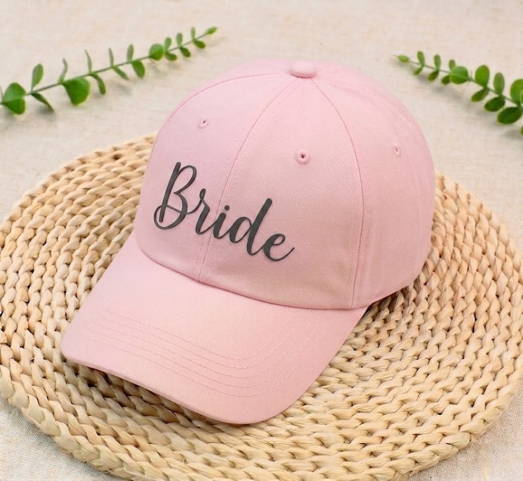 Personalized Anniversary Hat for Wedding, Embroidered Gift for Bridesmaid Groomsman