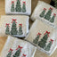 Merry & Bright Christmas Tree Embroidered Sweatshirt Festive Embroidery Pullover Crewneck