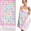 Custom Beach Towel | Personalized Name or Photo | Mahjong Design, Pool, Beach & Vacation Gift