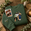 Father's Day Custom Photo Embroidered Hoodie or Sweatshirt – Personalized Gift for Dad and Grandpa