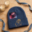 Custom Couple Beanie with Embroidered Portrait from Photo, His and Her Anniversary Gifts