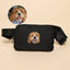 Custom Embroidered Pet Portrait Belt Bag🐾