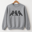 Black Raven Embroidered Sweatshirt & Hoodie – Gothic Crow Graphic Crewneck Pullover, Minimalist Bird Design, Unisex Gift for Raven Lovers, Haloween Shirt