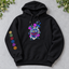Floral Master Sword & Shield Embroidered Sweatshirt, Zelda Inspired Gamer Hoodie, Fantasy Video Game Apparel.