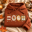 Autumn Harvest Embroidered Sweatshirt & Hoodie – Farmhouse Fall Graphic Crewneck Pullover, Pumpkin Tractor, Duck & Floral Design, Cozy Thanksgiving Gift for Women