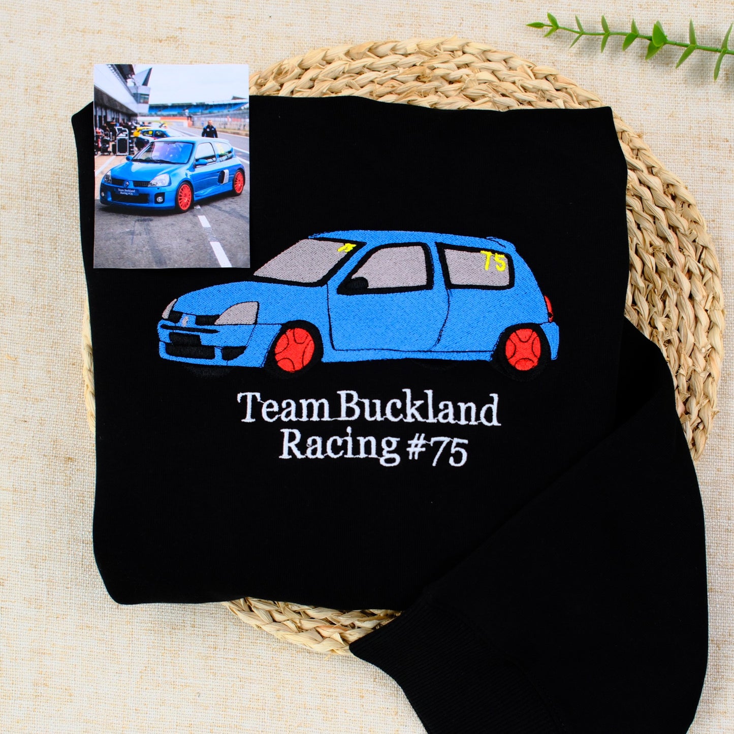 Custom Embroidered Car Sweatshirt/Hoodie