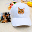 Custom Pet Photo Embroidered Hat with Name, Personalized Dog & Cat Portrait Cap, Pet Lover Gift, Pet Mom Gift, Pet Dad Gift