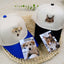 Personalized Dog Face Embroidered Hat, Custom Pet Photo Two-Tone Baseball Cap with Name, Dog Mom Gift, Dog Dad Gift