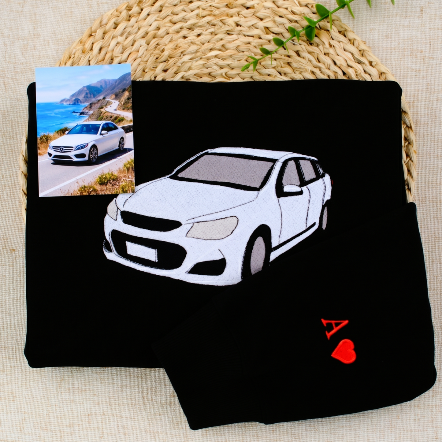 Custom Embroidered Car Sweatshirt/Hoodie