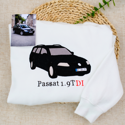 Custom Embroidered Car Sweatshirt/Hoodie