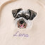 Embroidered Pet Portrait Organic Hoodie/Sweatshirt