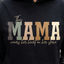 Personalized MAMA Wears Her Heart On Her Sleeve Sweatshirt/Hoodie