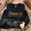 Personalized MAMA Wears Her Heart On Her Sleeve Sweatshirt/Hoodie