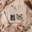 Custom Pet Facial Portrait Embroidered Outline Hoodie Sweatshirt