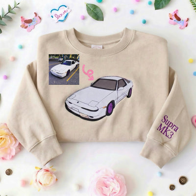 Custom Embroidered Car Sweatshirt/Hoodie
