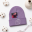Custom Couple Beanie with Embroidered Portrait from Photo, His and Her Anniversary Gifts