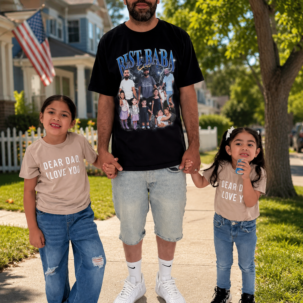 Custom Dad Name Shirt/Sweatshirt/Hoodie, Best Dad Shirt, Custom Father's Day Shirt, Dad And Kids Shirt, Custom Dad Shirt, Daddy Shirt