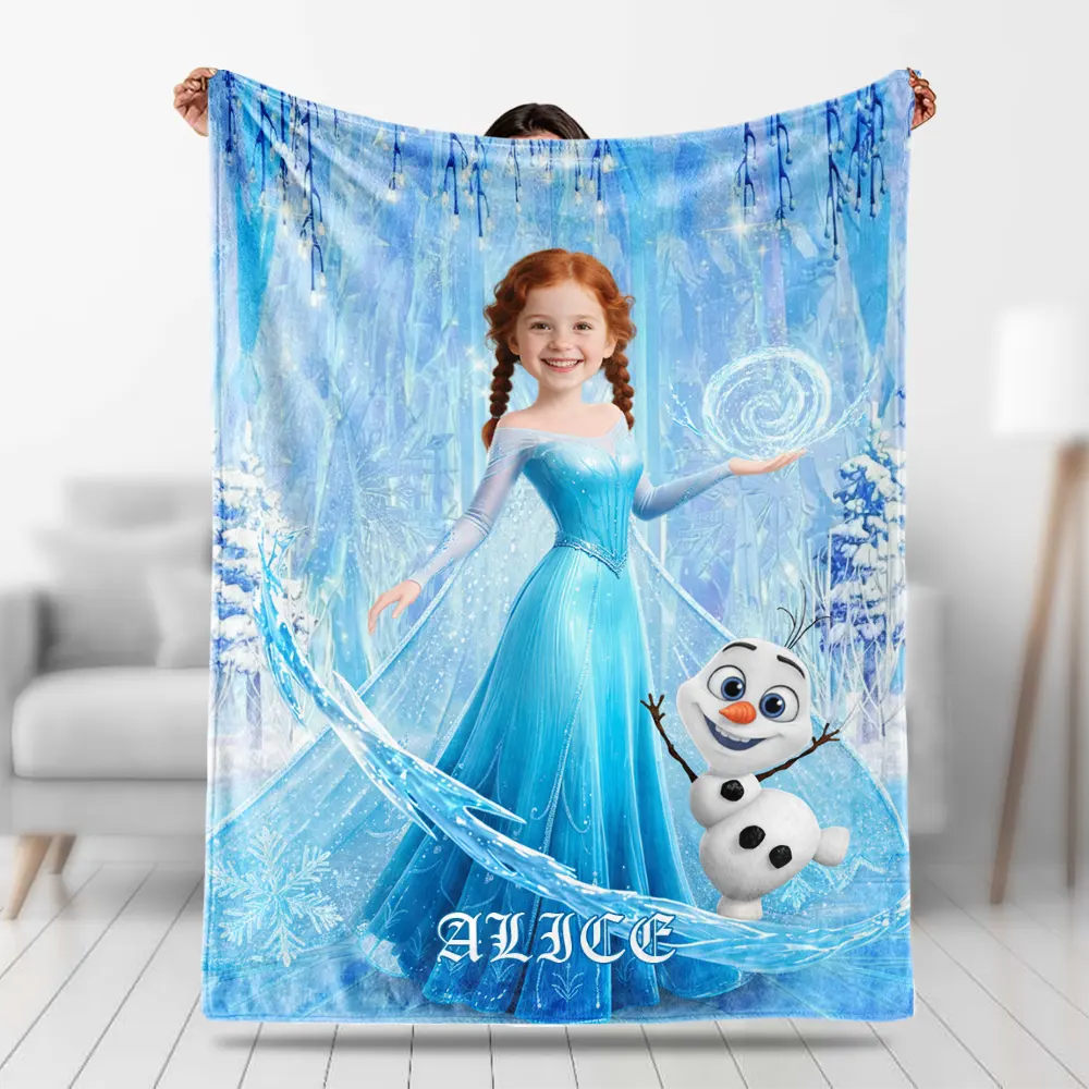 Personalized AI Cartoon Beach Towel | Custom Photo, Name & Sports Theme Gift