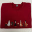 Spooky goose Halloween embroidered spooky season sweatshirt