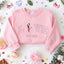 Personalized Embroidered Photo Couple LOVE EST Year Sweatshirt/Hoodie